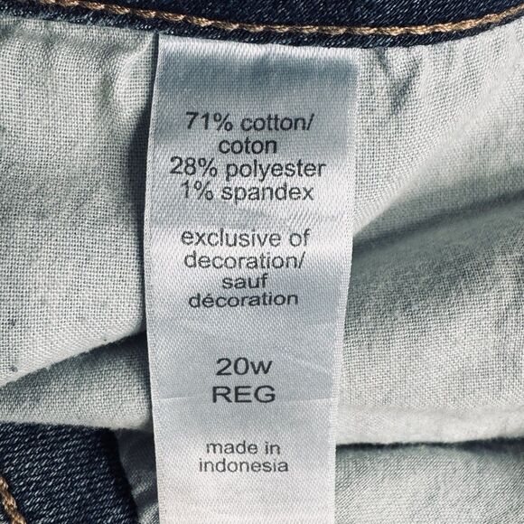 Maurices Bootcut Jeans Plus 20W (40x31) Blue Stretch Womens Denim - Picture 5 of 8